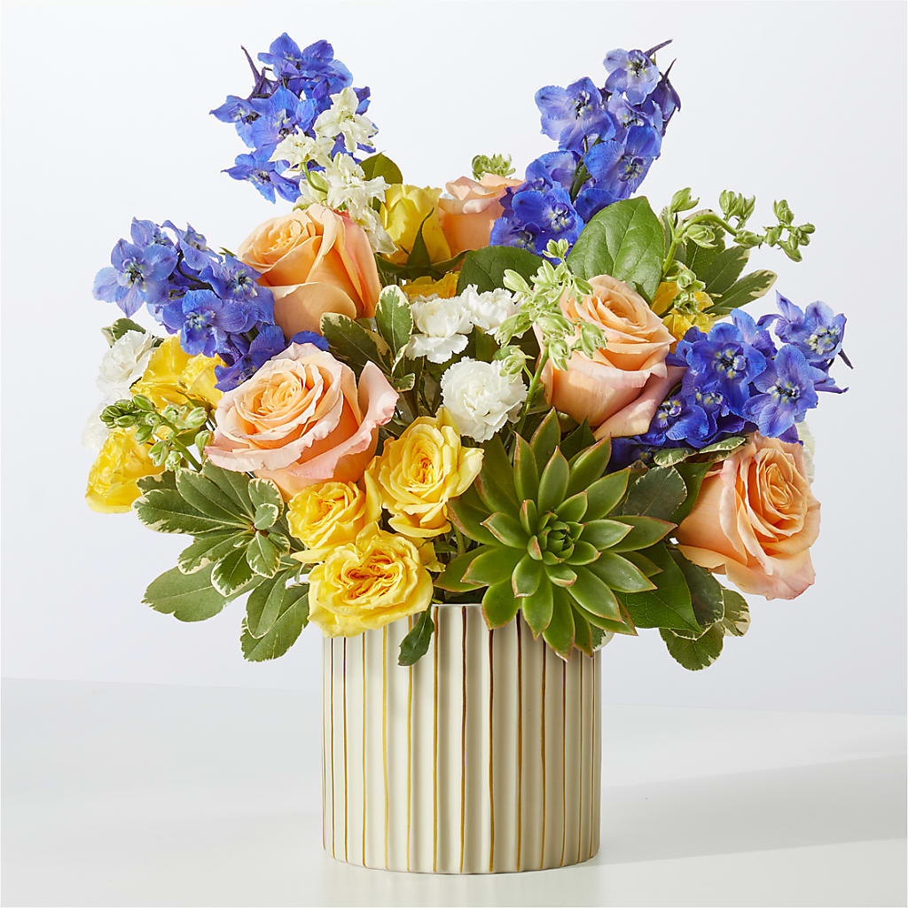 Cobalt Reverie Bouquet – More Than Flowers, Jackson MS