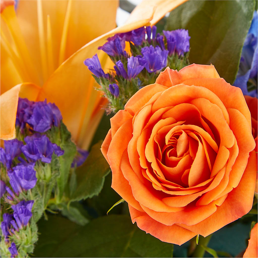 Radiant Citrus Box Bouquet – More Than Flowers, Jackson MS