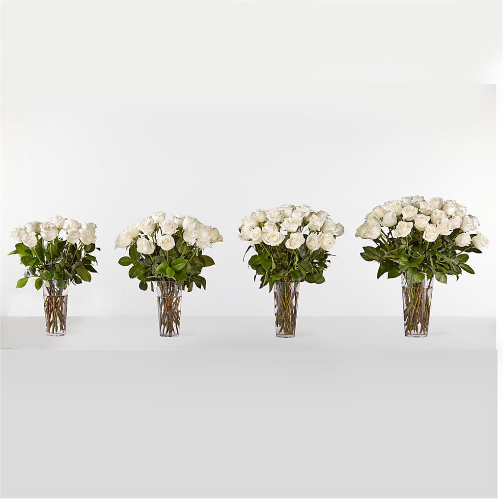 Long Stem White Rose Bouquet – More Than Flowers, Jackson MS