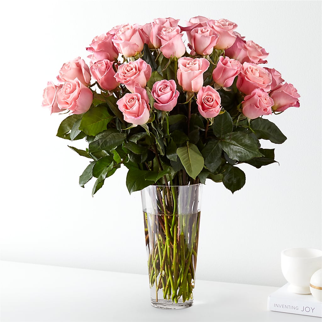 Long Stem Pink Rose Bouquet – More Than Flowers, Jackson MS
