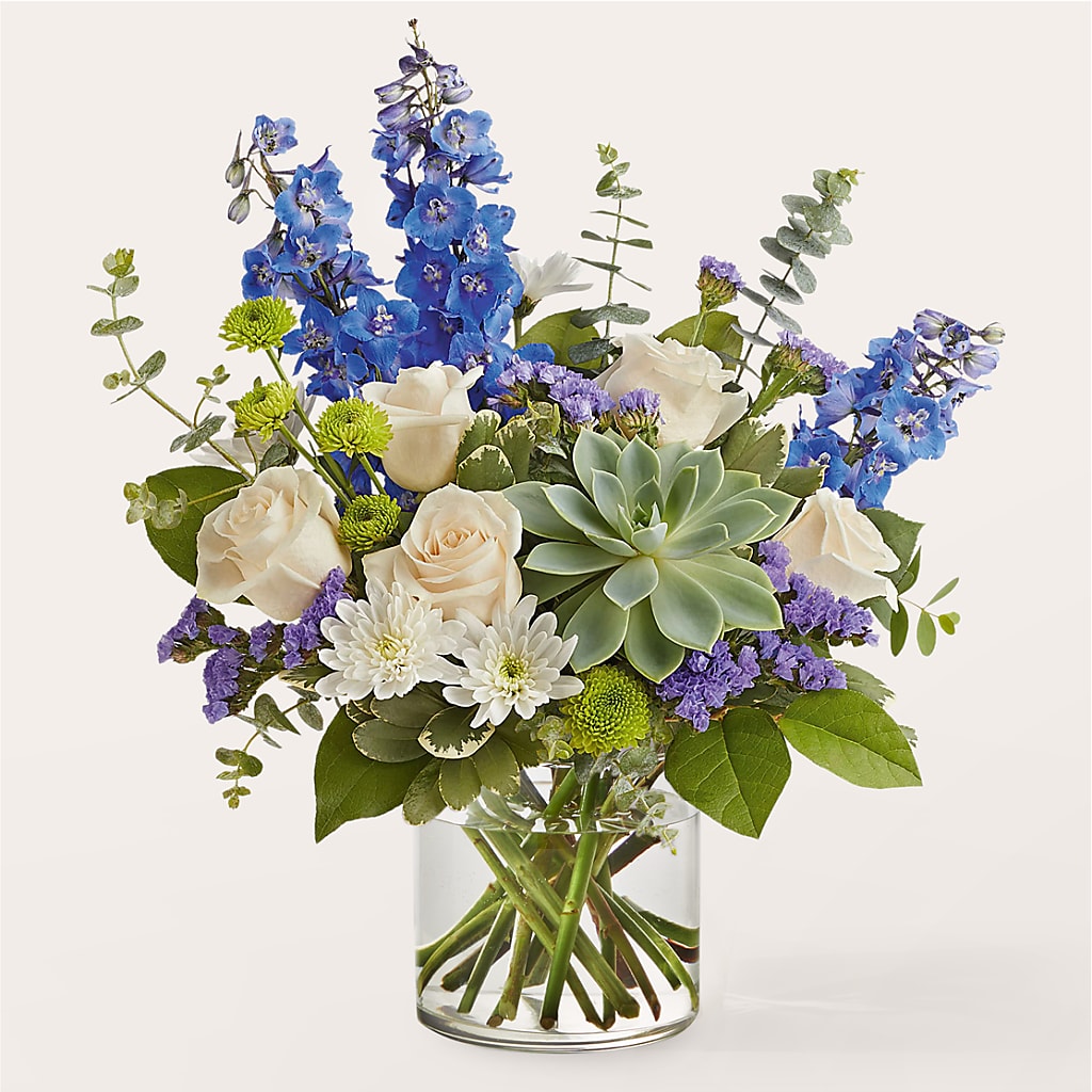 Cerulean Waves Bouquet – More Than Flowers, Jackson MS