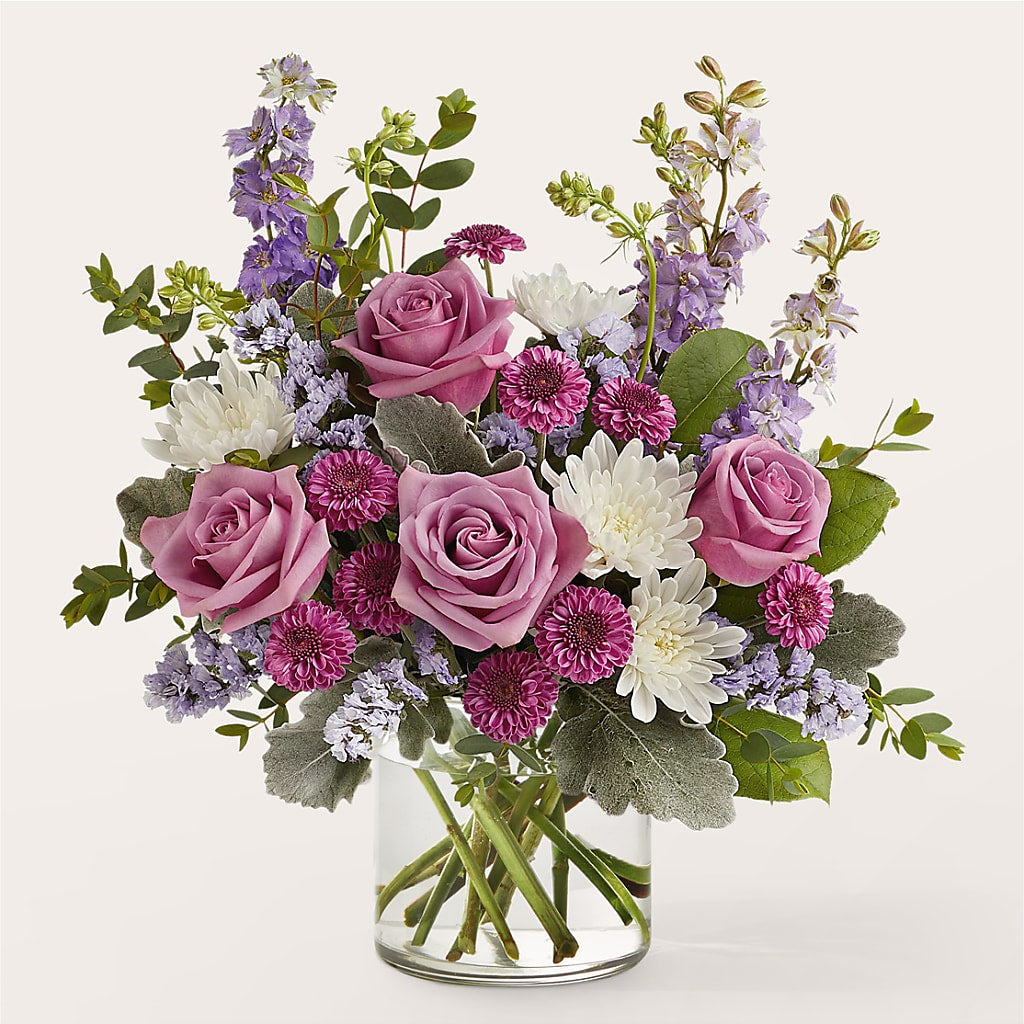 Violet Frost Bouquet – More Than Flowers, Jackson MS