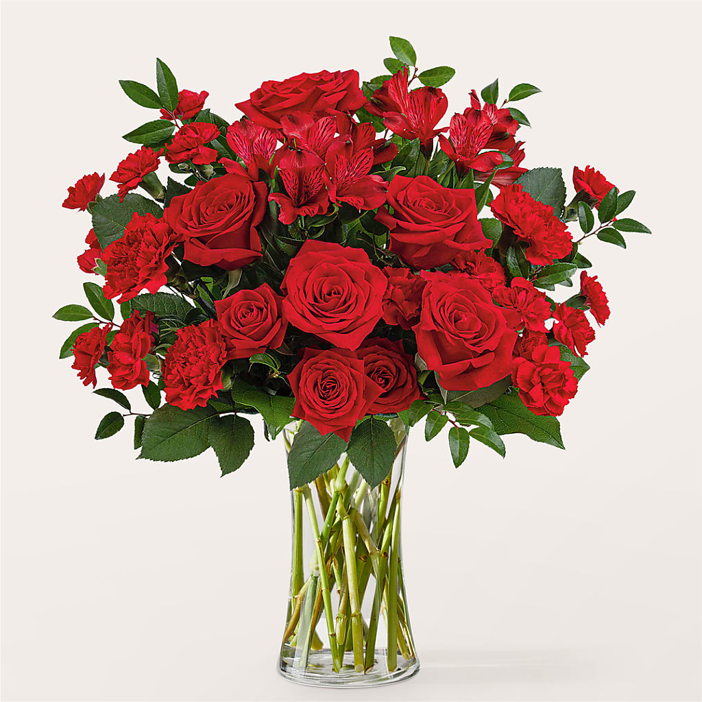 Brilliant Ruby Bouquet – More Than Flowers, Jackson MS