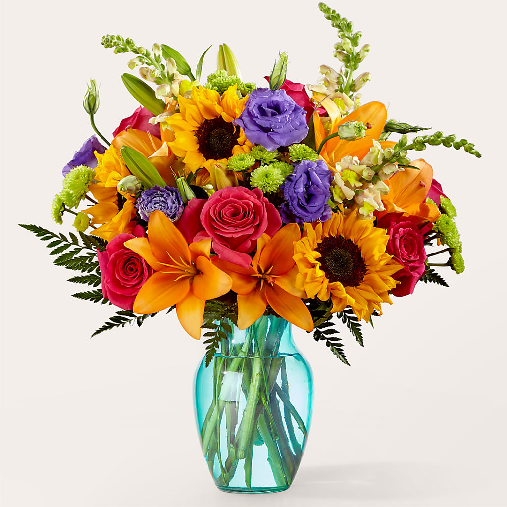 Double Rainbow Bouquet – More Than Flowers, Jackson MS