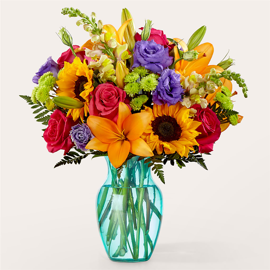 Double Rainbow Bouquet – More Than Flowers, Jackson MS