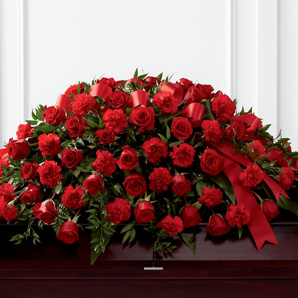 Tribute of Life Casket Spray – More Than Flowers, Jackson MS