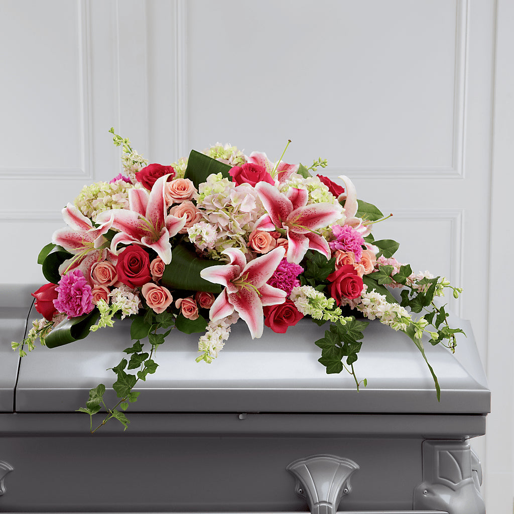 Splendid Grace Casket Spray – More Than Flowers, Jackson MS
