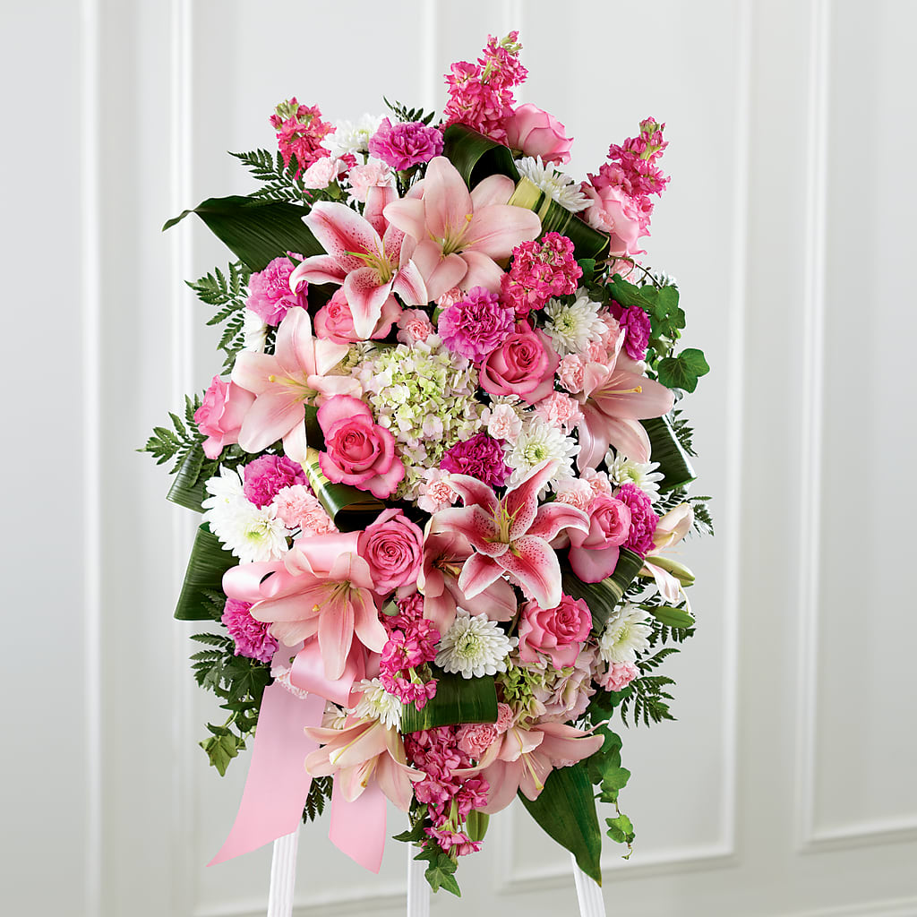 Comforting Standing Spray – More Than Flowers, Jackson MS