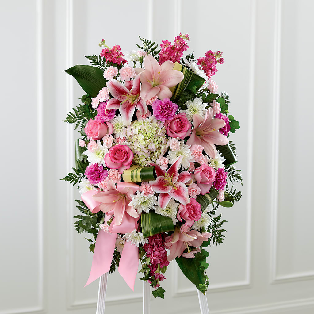 Comforting Standing Spray – More Than Flowers, Jackson MS