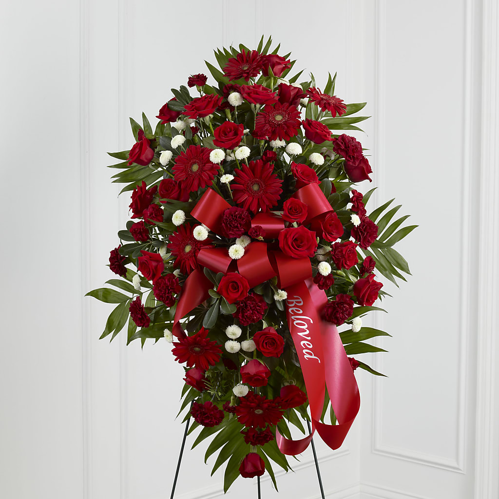Treasured Memories Standing Spray – More Than Flowers, Jackson MS
