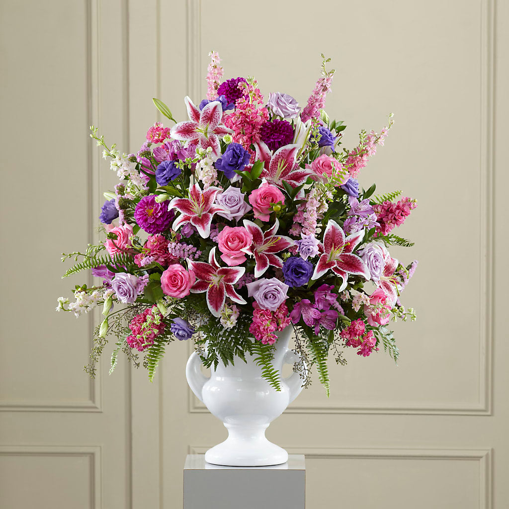 Peaceful Tribute Arrangement – More Than Flowers, Jackson MS