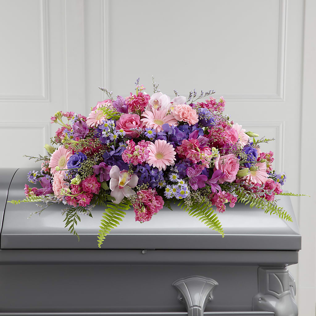 Glorious Garden Casket Spray – More Than Flowers, Jackson MS
