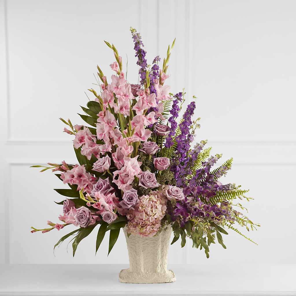 Flowing Garden Arrangement – More Than Flowers, Jackson MS
