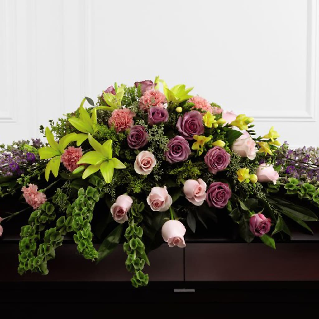 Forever Beloved Casket Spray – More Than Flowers, Jackson MS