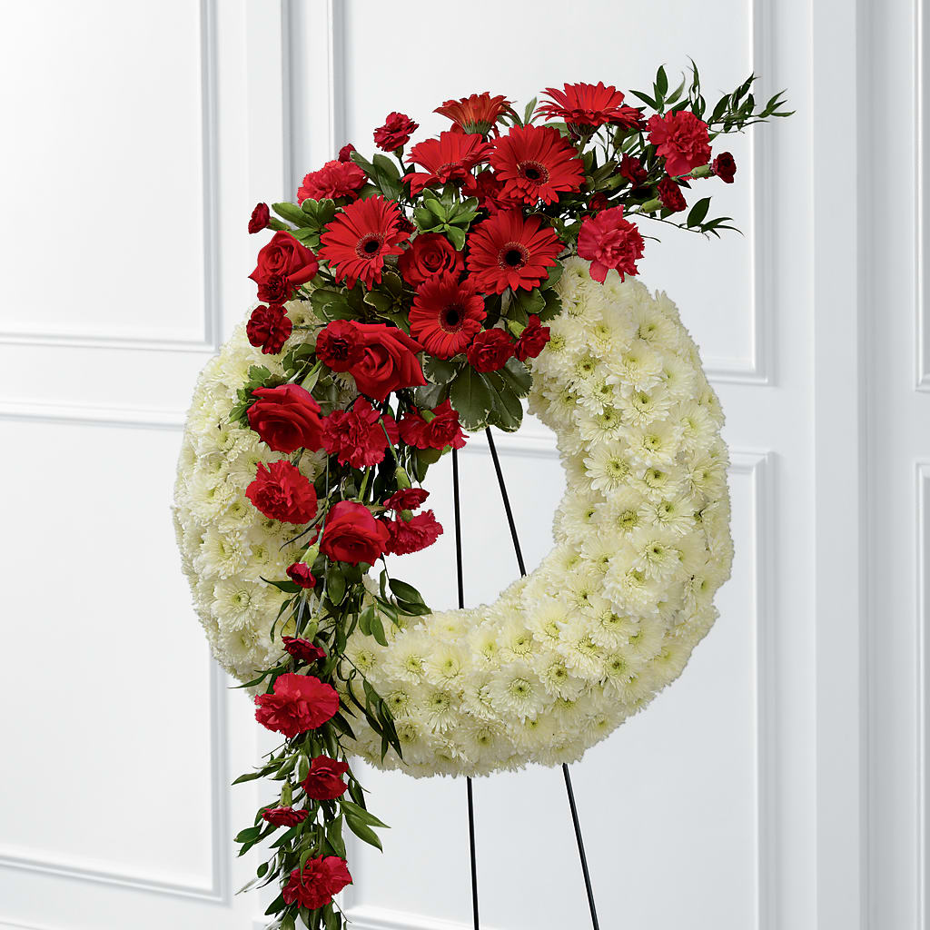 Graceful Tribute Wreath – More Than Flowers, Jackson MS