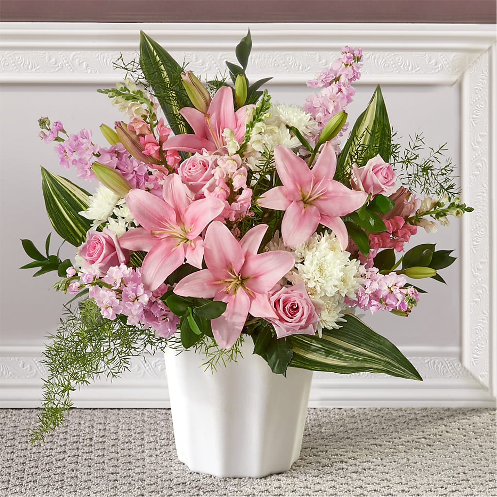 Simply Serene Floor Basket – More Than Flowers, Jackson MS