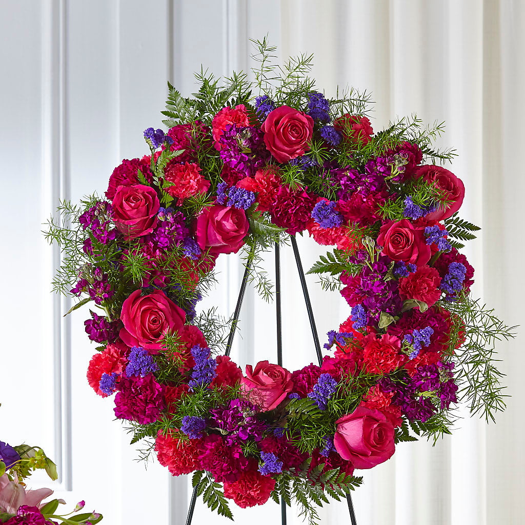 Calming Colors Wreath – More Than Flowers, Jackson MS