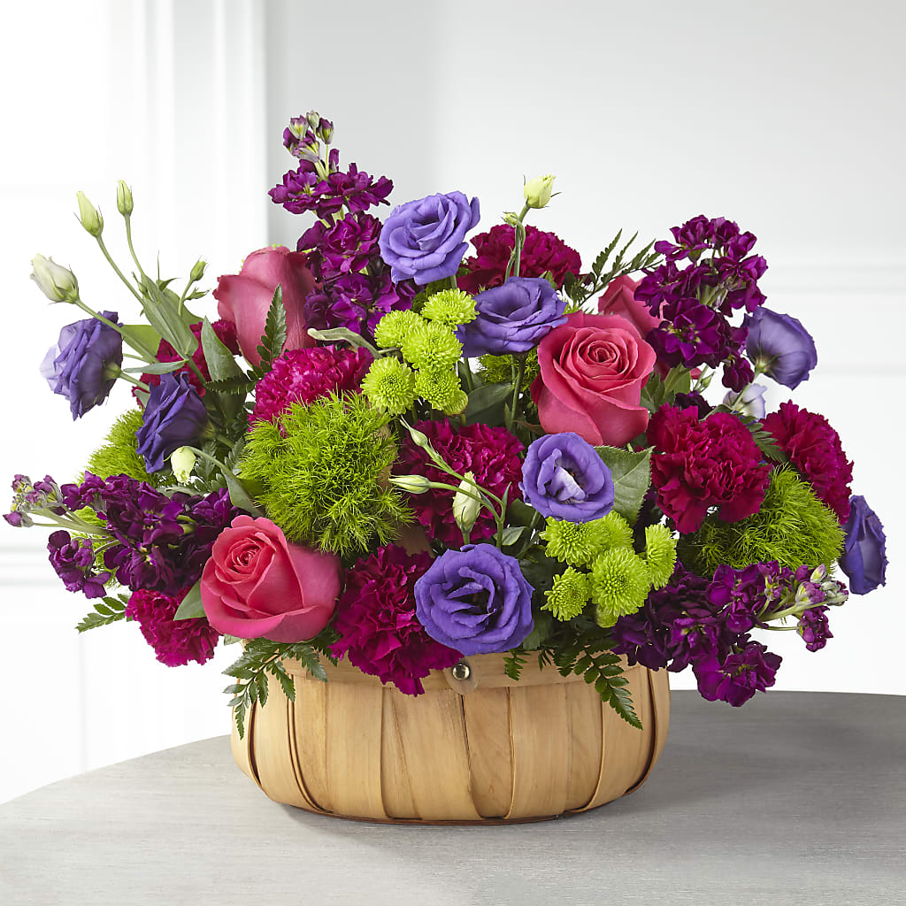 Serene Sanctuary Basket – More Than Flowers, Jackson MS