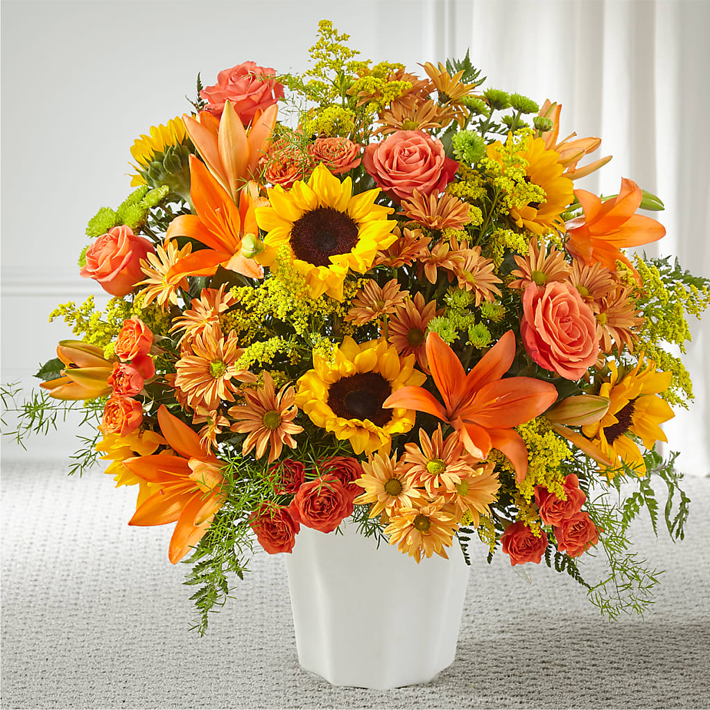 Harvest Thoughts Floor Basket – More Than Flowers, Jackson MS