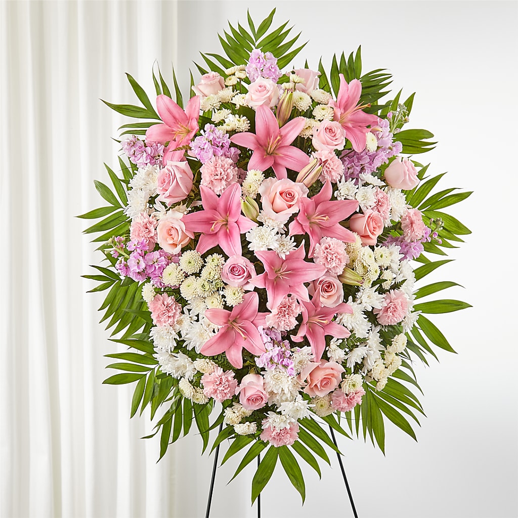 Offering Solace Standing Spray – More Than Flowers, Jackson MS