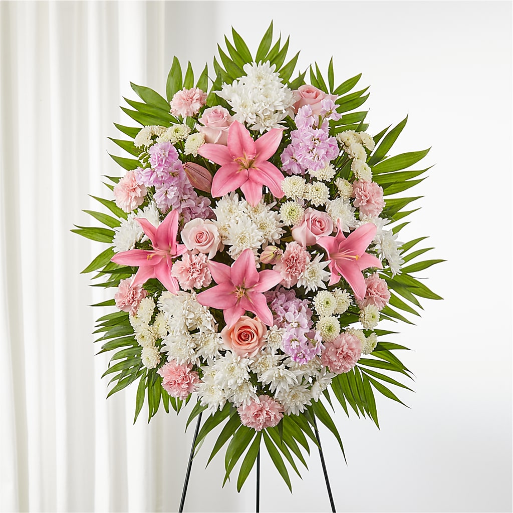 Offering Solace Standing Spray – More Than Flowers, Jackson MS