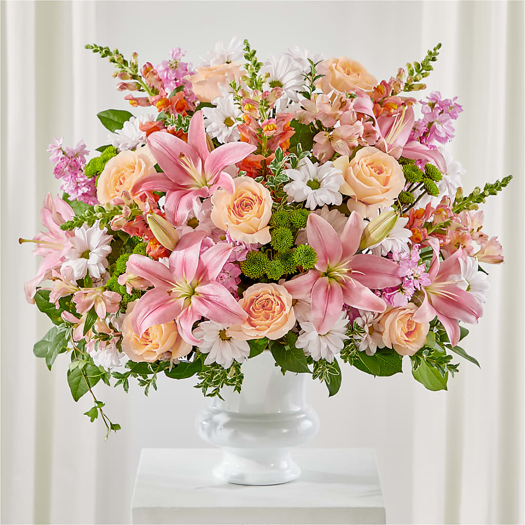 Heartfelt Gesture Urn Arrangement – More Than Flowers, Jackson MS