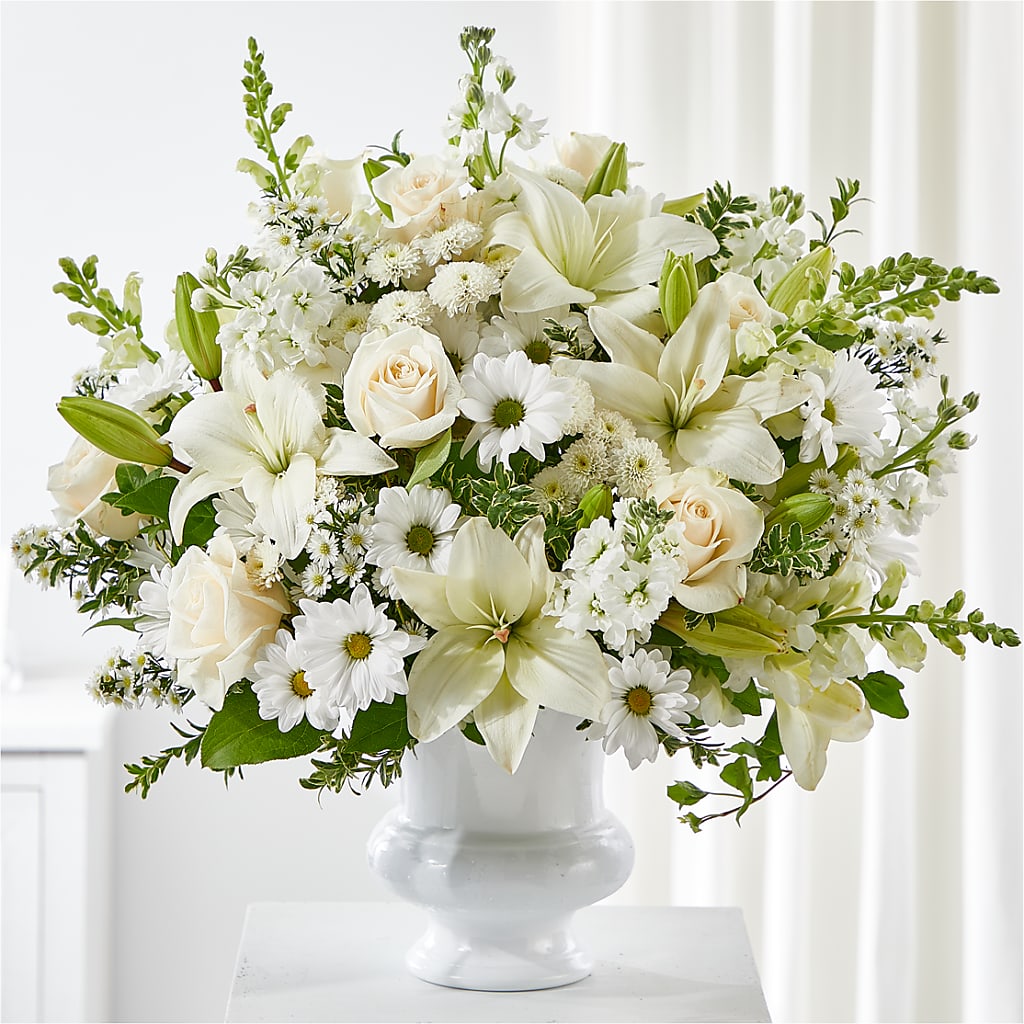 Uplifting Urn Arrangement – More Than Flowers, Jackson MS