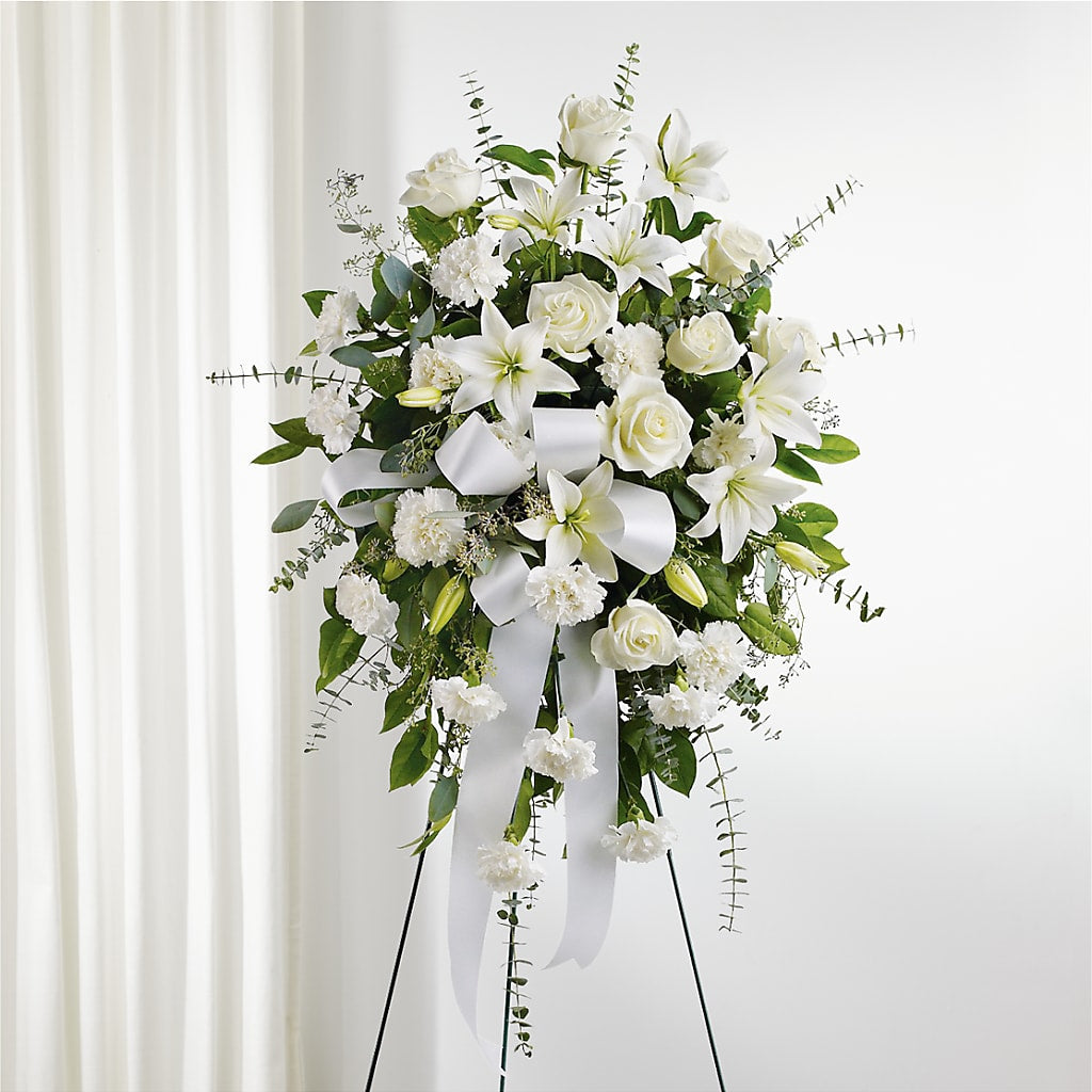 With Care Standing Spray – More Than Flowers, Jackson MS