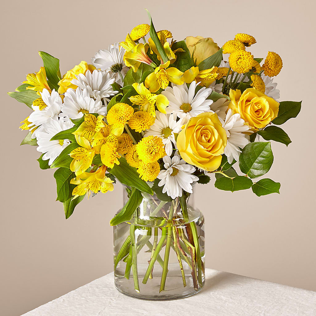Sunny Sentiments Bouquet – More Than Flowers, Jackson MS