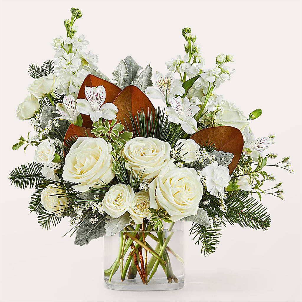 Fresh Snowfall Bouquet – More Than Flowers, Jackson MS
