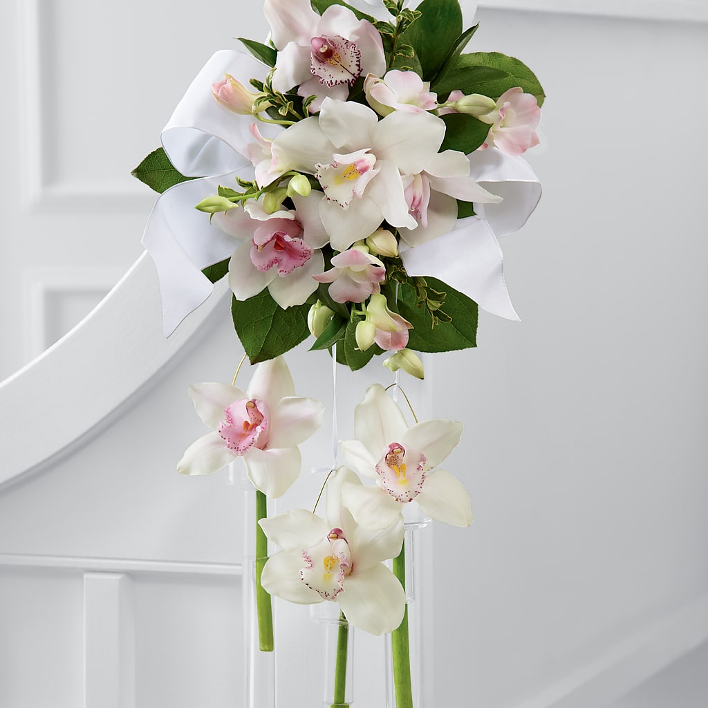 Perfect Entrance Pew Arrangement – More Than Flowers, Jackson MS