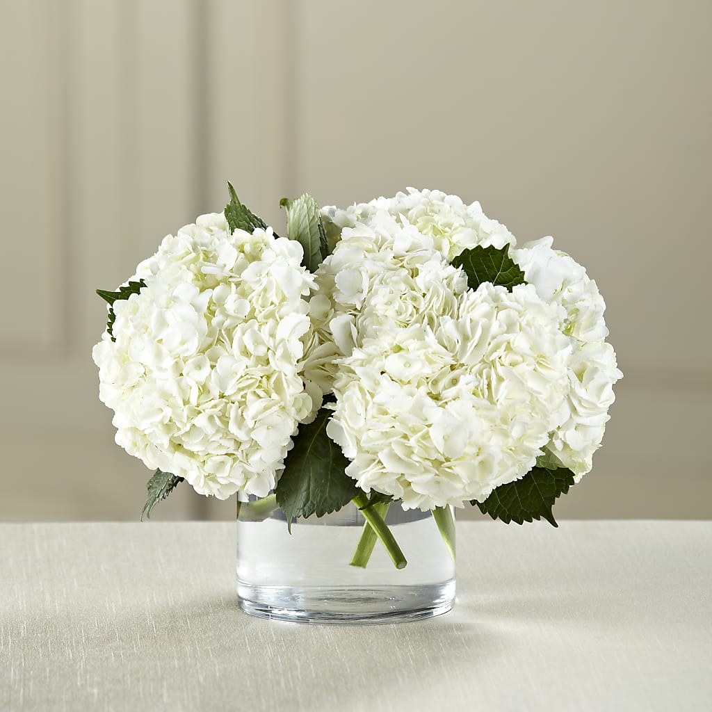 White Hydrangea Bouquet – More Than Flowers, Jackson MS
