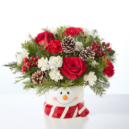 Jolly Snowman Bouquet –  More Than Flowers, Jackson MS