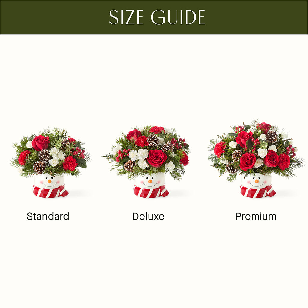 Jolly Snowman Bouquet –  More Than Flowers, Jackson MS