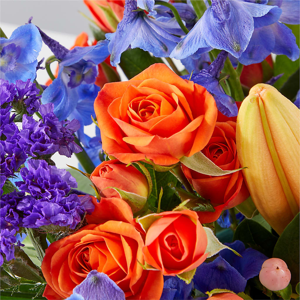 Radiant Citrus Box Bouquet –  More Than Flowers, Jackson MS