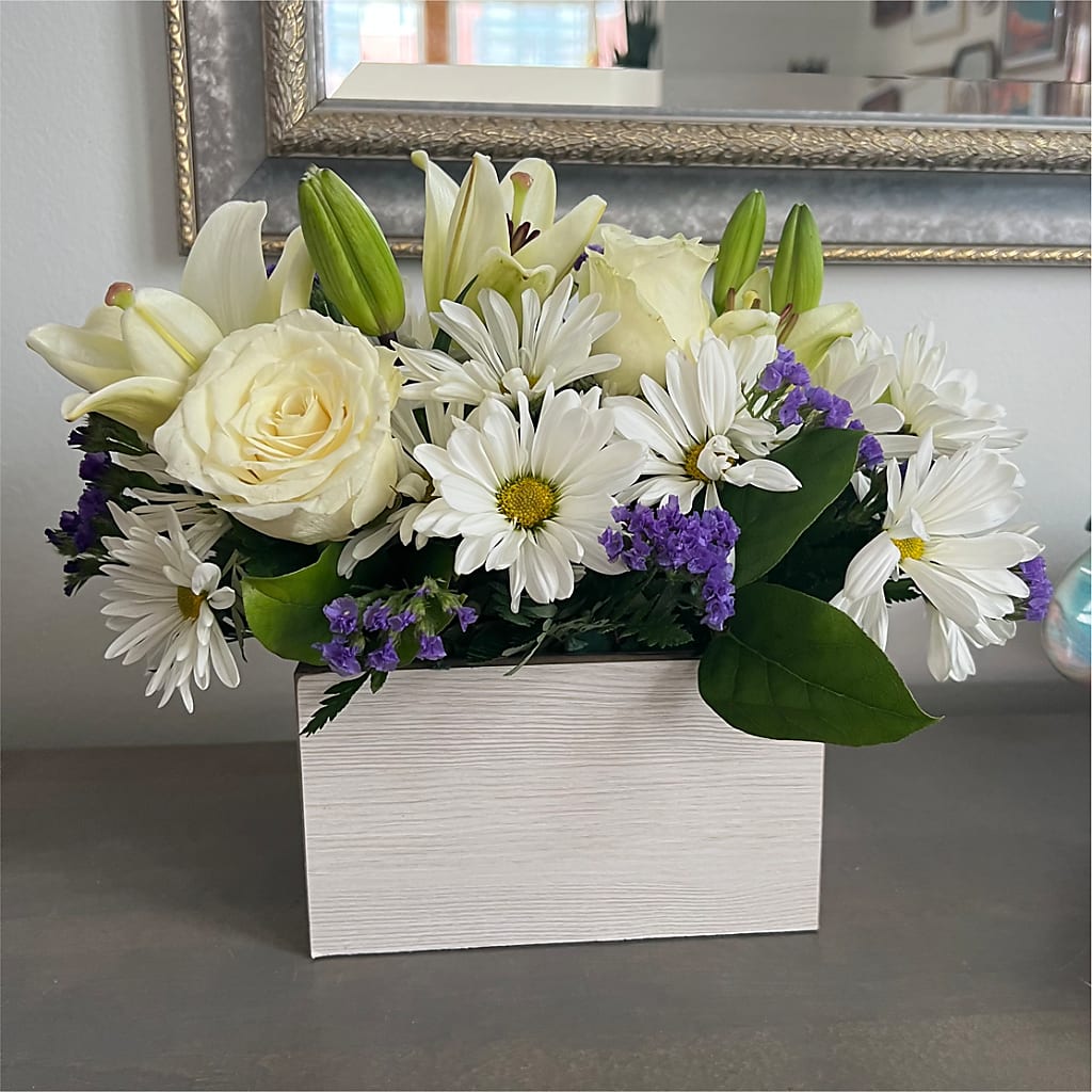 Beyond Blue Box Bouquet –  More Than Flowers, Jackson MS