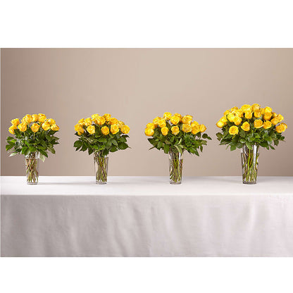 Long Stem Yellow Rose Bouquet –  More Than Flowers, Jackson MS