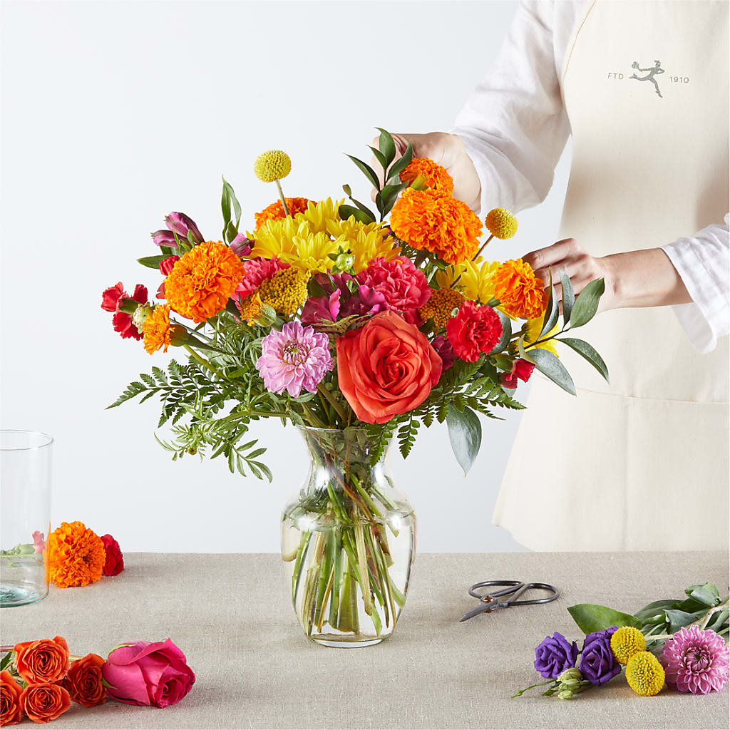 Feast of Color – A Florist Original –  More Than Flowers, Jackson MS