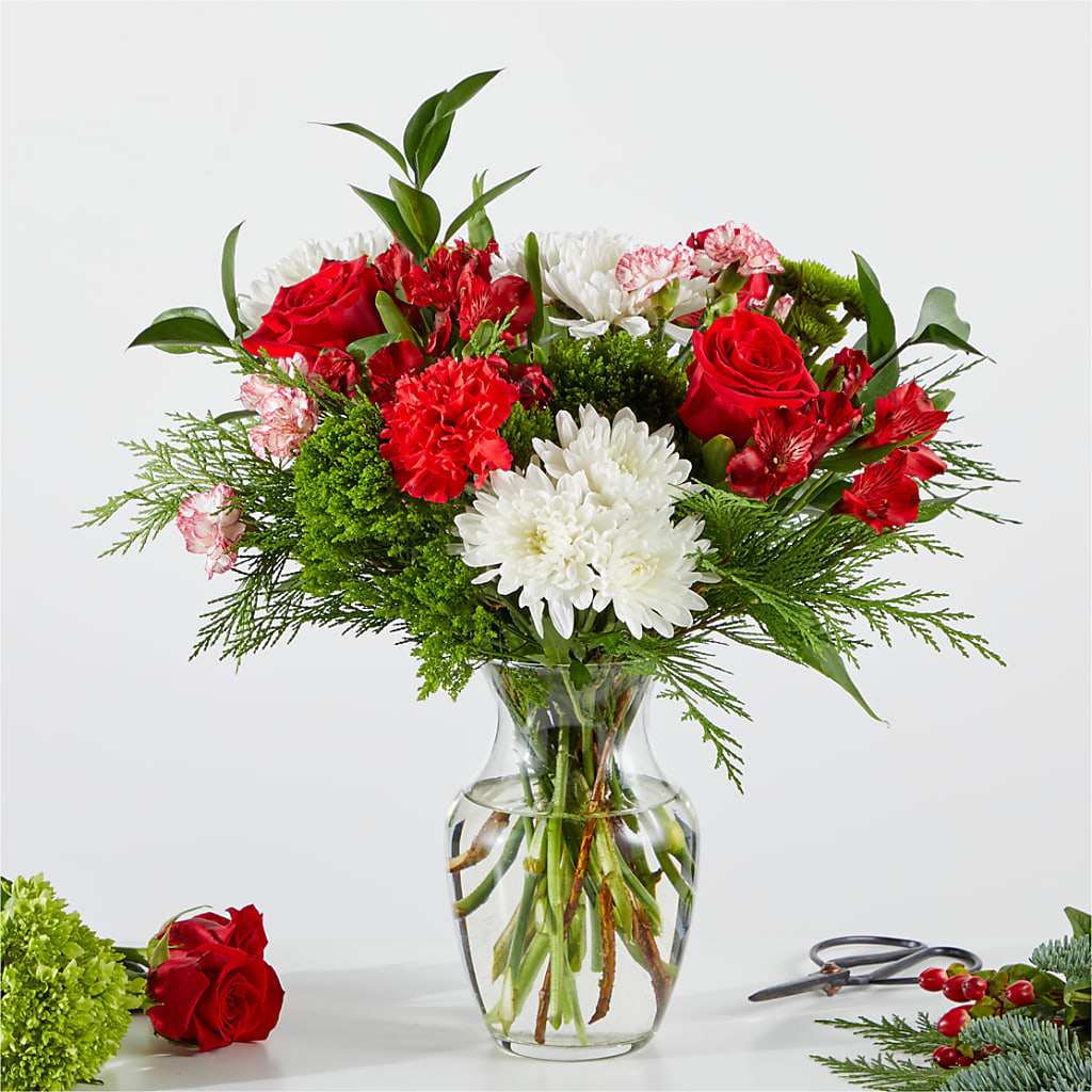 Merry Moment Bouquet – A Florist Original –  More Than Flowers, Jackson MS
