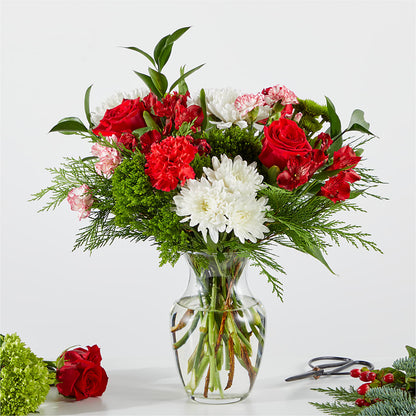 Merry Moment Bouquet – A Florist Original –  More Than Flowers, Jackson MS