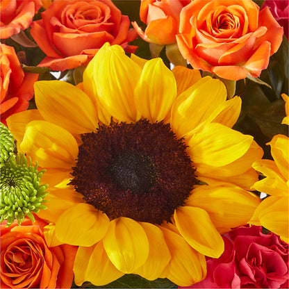 Sun-drenched Blooms Box Bouquet –  More Than Flowers, Jackson MS