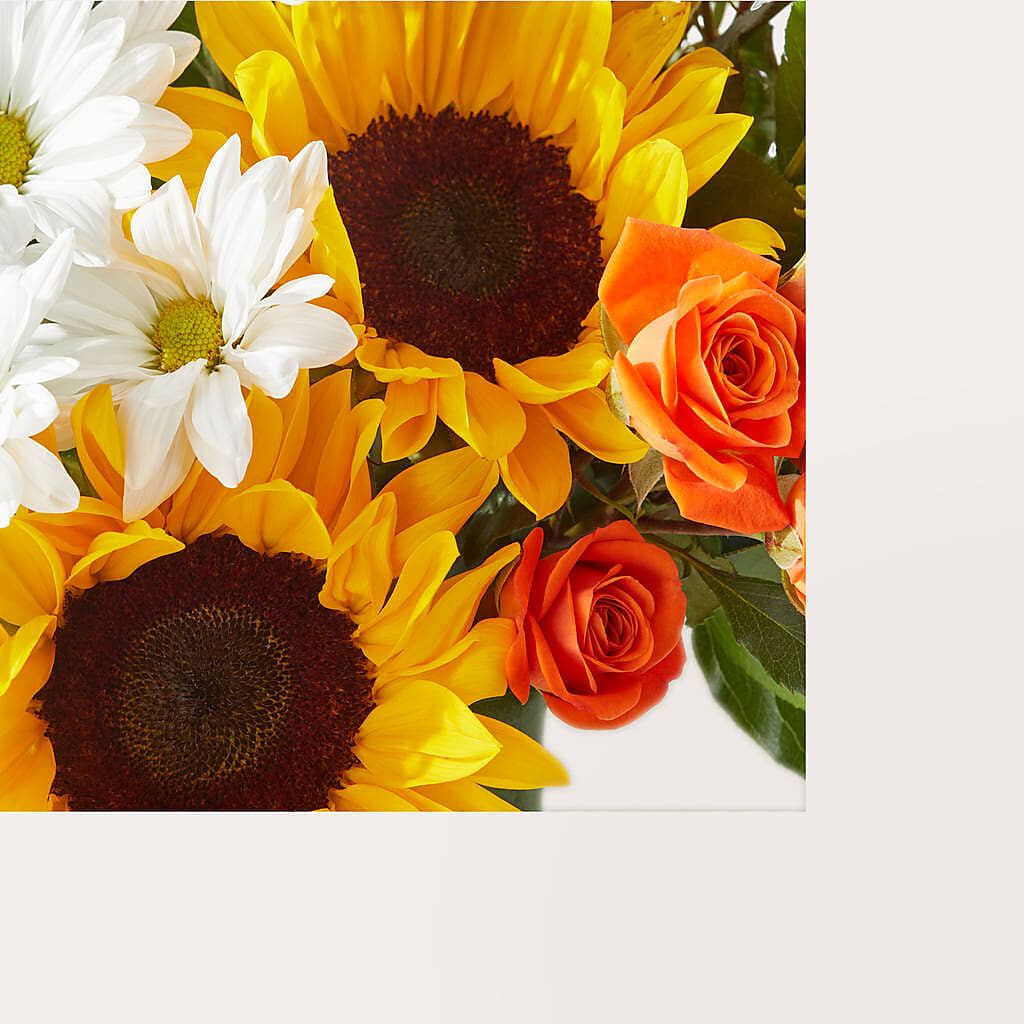 Sun-drenched Blooms Box Bouquet –  More Than Flowers, Jackson MS