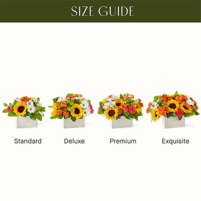 Sun-drenched Blooms Box Bouquet –  More Than Flowers, Jackson MS