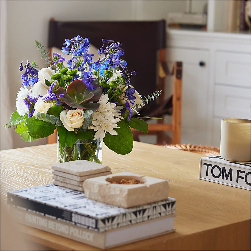 Cerulean Waves Bouquet –  More Than Flowers, Jackson MS