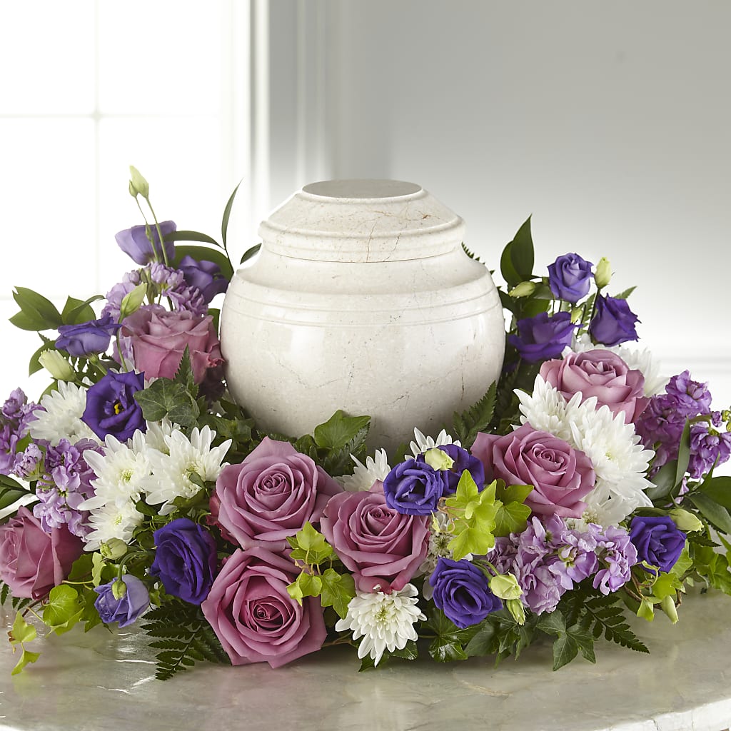 Blooming Sympathy Cremation Adornment –  More Than Flowers, Jackson MS