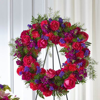 Calming Colors Wreath –  More Than Flowers, Jackson MS