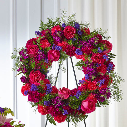 Calming Colors Wreath –  More Than Flowers, Jackson MS