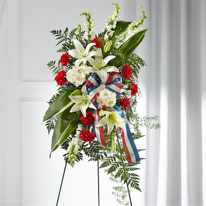Stars of Life Standing Spray –  More Than Flowers, Jackson MS