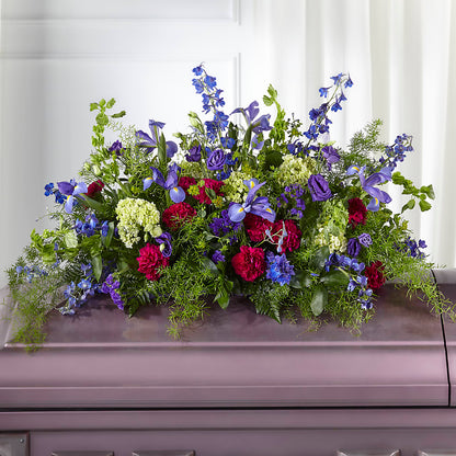 Always Treasured Casket Spray –  More Than Flowers, Jackson MS