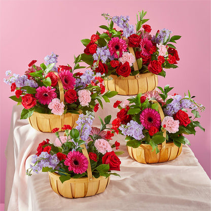 Pink Picnic Basket –  More Than Flowers, Jackson MS